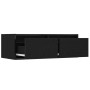 Mueble de TV con luces LED roble negro 75x35,5x25 cm de , Muebles TV - Ref: Foro24-860230, Precio: 73,06 €, Descuento: %