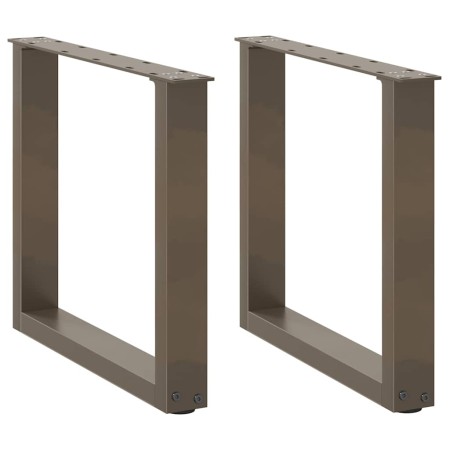 Patas para mesa de centro en forma de U 2 uds antracita acero de , Patas para mesas - Ref: Foro24-4013159, Precio: 58,54 €, D...