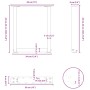 Patas de mesa de centro forma U 2uds acero negro 38x(42-43) cm de , Patas para mesas - Ref: Foro24-4013152, Precio: 52,94 €, ...