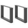 Patas de mesa centro forma U 2uds acero antracita 50x(30-31) cm de , Patas para mesas - Ref: Foro24-4013138, Precio: 59,56 €,...