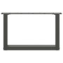 Patas de mesa centro forma U 2uds acero antracita 50x(30-31) cm de , Patas para mesas - Ref: Foro24-4013138, Precio: 59,56 €,...