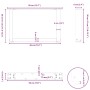 Patas de mesa centro forma U 2uds acero antracita 50x(30-31) cm de , Patas para mesas - Ref: Foro24-4013138, Precio: 59,56 €,...