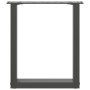 Patas para mesa de centro en forma de U 2 uds antracita acero de , Patas para mesas - Ref: Foro24-4013150, Precio: 52,53 €, D...