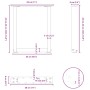 Patas para mesa de centro en forma de U 2 uds antracita acero de , Patas para mesas - Ref: Foro24-4013150, Precio: 52,53 €, D...