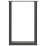 Patas para mesa comedor forma U 2uds antracita 50x(72-73) cm de , Patas para mesas - Ref: Foro24-4013178, Precio: 93,22 €, De...