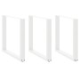 Patas para mesa centro forma U 3 uds blanco 90x(72-73) cm acero de , Patas para mesas - Ref: Foro24-4013209, Precio: 146,30 €...
