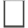 Patas mesa centro forma U 2uds antracita 70x(72-73)cm acero de , Patas para mesas - Ref: Foro24-4013186, Precio: 84,65 €, Des...