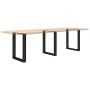 Patas para mesa centro forma U 3 uds acero negro 70x(72-73) cm de , Patas para mesas - Ref: Foro24-4013200, Precio: 107,58 €,...