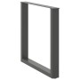 Patas mesa centro forma U 2uds antracita 80x(72-73)cm acero de , Patas para mesas - Ref: Foro24-4013190, Precio: 90,25 €, Des...