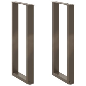 Patas para mesa de centro en forma de U 2 uds antracita acero de , Patas para mesas - Ref: Foro24-4013171, Precio: 58,88 €, D...