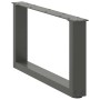 Patas de mesa centro forma U 2uds acero antracita 70x(30-31) cm de , Patas para mesas - Ref: Foro24-4013146, Precio: 63,65 €,...