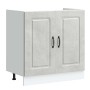 Mueble bajo para fregadero Kalmar gris hormigón 80x46x81,5 cm de , Armarios de cocina - Ref: Foro24-853451, Precio: 73,93 €, ...