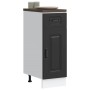 Mueble bajo de cocina Kalmar madera de ingeniería negra de , Armarios de cocina - Ref: Foro24-853458, Precio: 65,17 €, Descue...