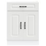 Mueble bajo de cocina Kalmar madera de ingeniería blanca de , Armarios de cocina - Ref: Foro24-853487, Precio: 90,70 €, Descu...