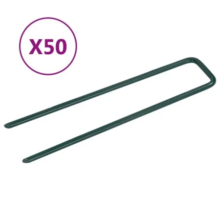 Nails for artificial grass 50 pieces of iron U shape by vidaXL, Nails - Ref: Foro24-315796, Price: 20,06 €, Discount: %