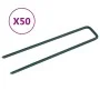 Nails for artificial grass 50 pieces of iron U shape by vidaXL, Nails - Ref: Foro24-315796, Price: 20,06 €, Discount: %