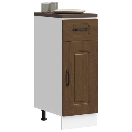 Mueble bajo de cocina Kalmar madera ingeniería de roble marrón de , Armarios de cocina - Ref: Foro24-853464, Precio: 63,21 €,...