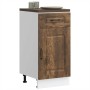 Mueble bajo de cocina Kalmar de madera ingeniería roble ahumado de , Armarios de cocina - Ref: Foro24-853472, Precio: 80,45 €...