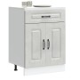 Mueble bajo de cocina Kalmar madera de ingeniería gris hormigón de , Armarios de cocina - Ref: Foro24-853491, Precio: 87,42 €...