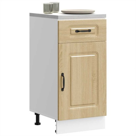 Mueble bajo de cocina Kalmar madera ingeniería de roble sonoma de , Armarios de cocina - Ref: Foro24-853470, Precio: 76,64 €,...