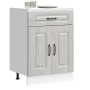 Mueble bajo de cocina Kalmar gris sonoma madera de ingeniería de , Armarios de cocina - Ref: Foro24-853493, Precio: 90,57 €, ...
