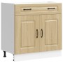 Mueble bajo de cocina Kalmar madera ingeniería de roble sonoma de , Armarios de cocina - Ref: Foro24-853500, Precio: 96,27 €,...