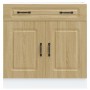 Mueble bajo de cocina Kalmar madera ingeniería de roble sonoma de , Armarios de cocina - Ref: Foro24-853500, Precio: 96,27 €,...