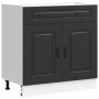 Mueble bajo de cocina Kalmar madera de ingeniería negra de , Armarios de cocina - Ref: Foro24-853498, Precio: 110,46 €, Descu...