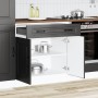 Mueble bajo de cocina Kalmar madera de ingeniería negra de , Armarios de cocina - Ref: Foro24-853498, Precio: 110,46 €, Descu...