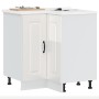 Mueble cocina esquina Kalmar madera ingeniería blanco brillante de , Armarios de cocina - Ref: Foro24-853509, Precio: 127,27 ...