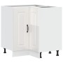 Mueble cocina esquina Kalmar madera ingeniería blanco brillante de , Armarios de cocina - Ref: Foro24-853509, Precio: 127,27 ...