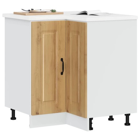 Mueble bajo esquinero cocina Kalmar madera de roble artesanal de , Armarios de cocina - Ref: Foro24-853516, Precio: 104,77 €,...