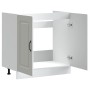Mueble bajo para fregadero Kalmar blanco 80x46x81,5 cm de , Armarios de cocina - Ref: Foro24-853447, Precio: 81,45 €, Descuen...