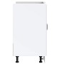 Mueble bajo para fregadero Kalmar blanco 80x46x81,5 cm de , Armarios de cocina - Ref: Foro24-853447, Precio: 81,45 €, Descuen...