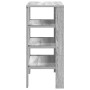 Mueble zapatero madera contrachapada gris sonoma 61x32x70 cm de , Zapateros y organizadores de calzado - Ref: Foro24-859847, ...