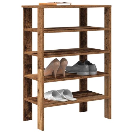 Mueble zapatero madera contrachapada madera vieja 61x32x87,5 cm de , Zapateros y organizadores de calzado - Ref: Foro24-85985...