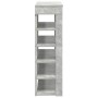 Mueble zapatero madera contrachapada gris hormigón 80x30x98 cm de , Zapateros y organizadores de calzado - Ref: Foro24-859935...