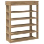 Zapatero artesanal de madera contrachapada 80x30x98 cm de , Zapateros y organizadores de calzado - Ref: Foro24-859940, Precio...