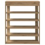 Zapatero artesanal de madera contrachapada 80x30x98 cm de , Zapateros y organizadores de calzado - Ref: Foro24-859940, Precio...