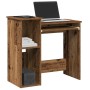 Escritorio estantes madera ingeniería envejecida 84x40x78 cm de , Escritorios - Ref: Foro24-860452, Precio: 72,54 €, Descuent...