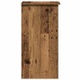 Escritorio estantes madera ingeniería envejecida 84x40x78 cm de , Escritorios - Ref: Foro24-860452, Precio: 72,54 €, Descuent...