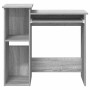 Escritorio con estantes contrachapada gris sonoma 84x40x78 cm de , Escritorios - Ref: Foro24-860450, Precio: 71,62 €, Descuen...