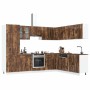 Mueble cocina Porto roble ahumado 14 pzas madera contrachapada de , Armarios de cocina - Ref: Foro24-3314996, Precio: 1,00 €,...