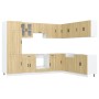 Mueble cocina Porto roble sonoma 14 pzas madera contrachapada de , Armarios de cocina - Ref: Foro24-3314994, Precio: 993,59 €...