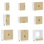Mueble cocina Porto roble sonoma 14 pzas madera contrachapada de , Armarios de cocina - Ref: Foro24-3314994, Precio: 993,59 €...