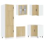 Mueble cocina Porto roble sonoma 14 pzas madera contrachapada de , Armarios de cocina - Ref: Foro24-3314994, Precio: 993,59 €...