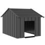 Caseta para perros con techo acero galvanizado 83x130x85 cm de , Casetas para perros - Ref: Foro24-4100915, Precio: 114,61 €,...
