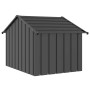 Caseta para perros con techo acero galvanizado 83x130x85 cm de , Casetas para perros - Ref: Foro24-4100915, Precio: 114,61 €,...