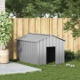 Caseta para perros con techo acero galvanizado 113x153x101 cm de , Casetas para perros - Ref: Foro24-4100920, Precio: 125,22 ...