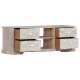 Mueble de TV de madera maciza de acacia 120x30x40 cm en Muebles TV | Comprar online en Foru.es